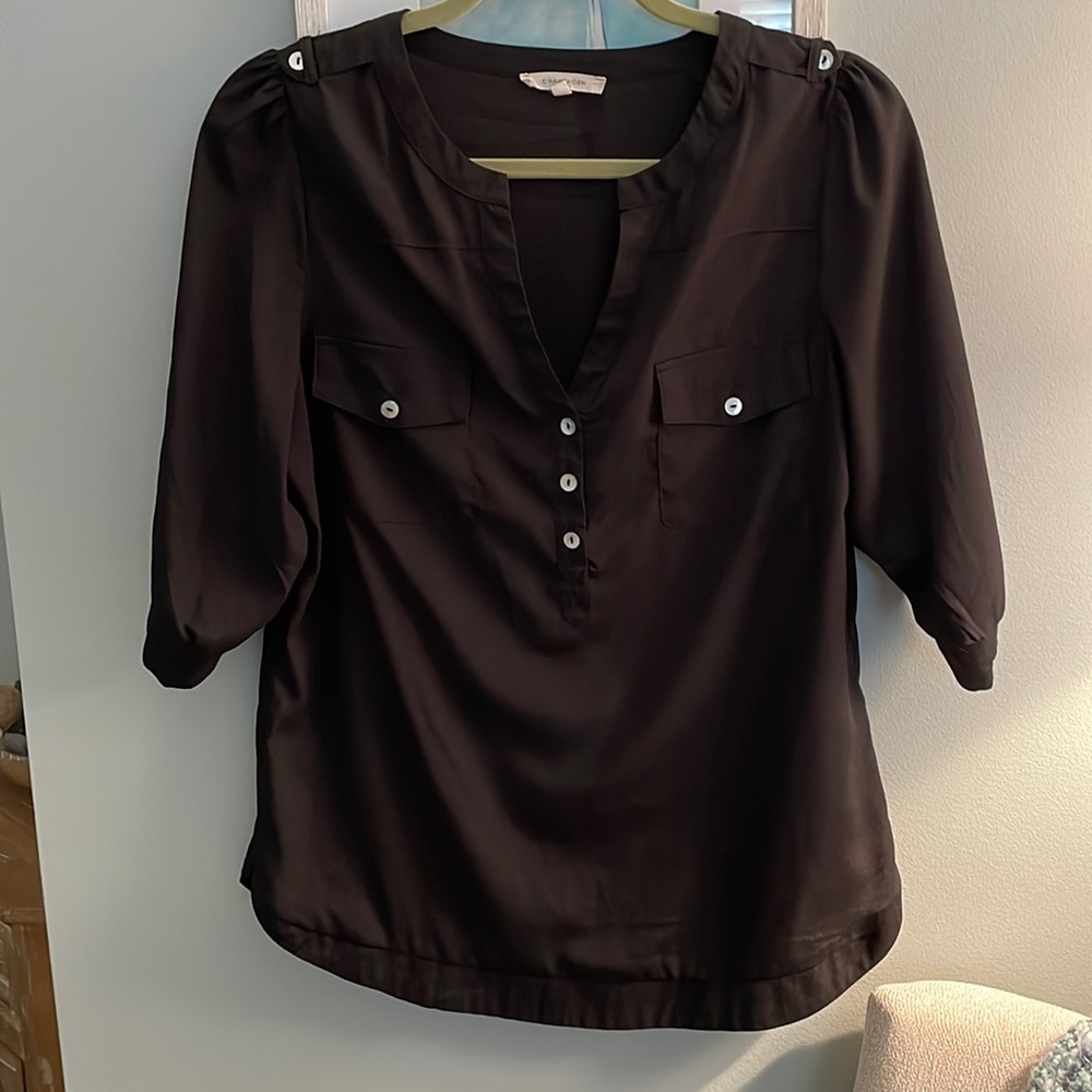 Black 3/4 top